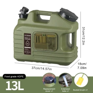 Portable Water Tank with Faucet